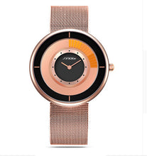 Load image into Gallery viewer, SINOBI Fashion Unique Rotating Luxury Ultra-thin Steel Watch